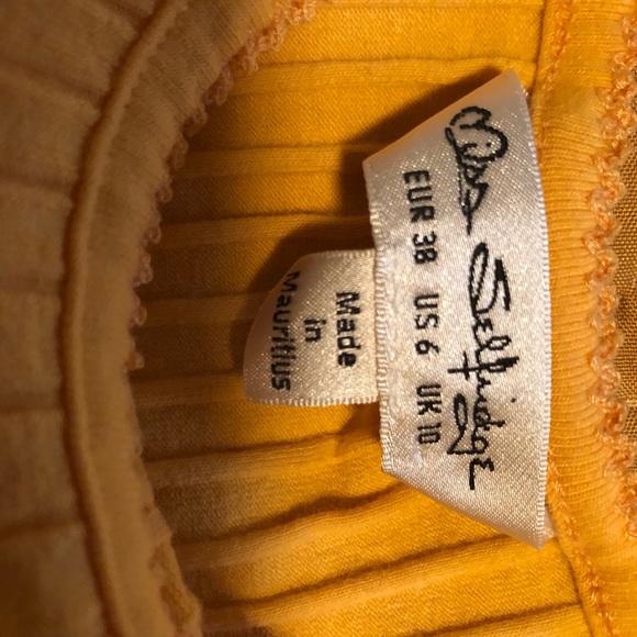 Miss Selfridge Ribbed Tank with Scoop Neck - Picture 2 of 4